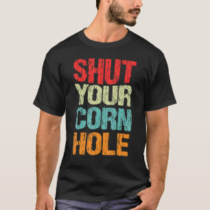 Stäng din Maj Hål Bean bad Cornhole Player 2 T Shirt