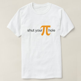 Stäng din Pi Hål Orange Paj Shirt Tee