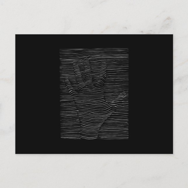 Stäng en öga vykort (Framsida)