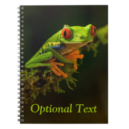 Stäng en röd Eyed Träd Frog #1 Anteckningsbok