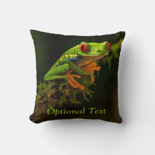 Stäng en röd Eyed Träd Frog #1 Kudde