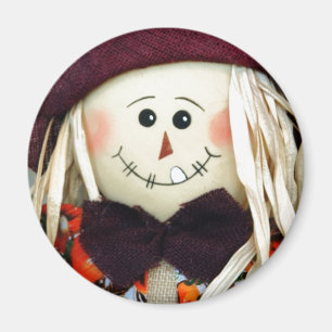 Stäng fågelskrämman magnet