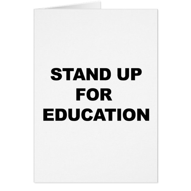 STÄNG FÖR UTBILDNING HÄLSNINGSKORT (Framsidan)