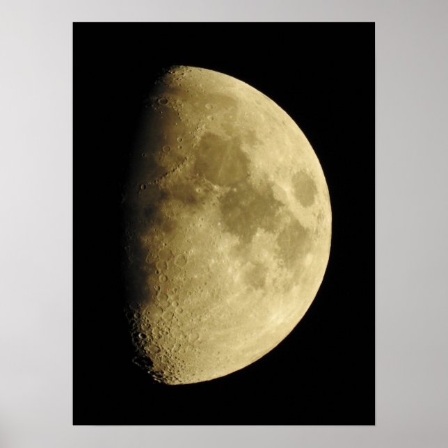 Stäng foto med måne poster (Framsidan)