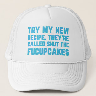 Stäng Fucupcakes det roliga citationstecknet Keps
