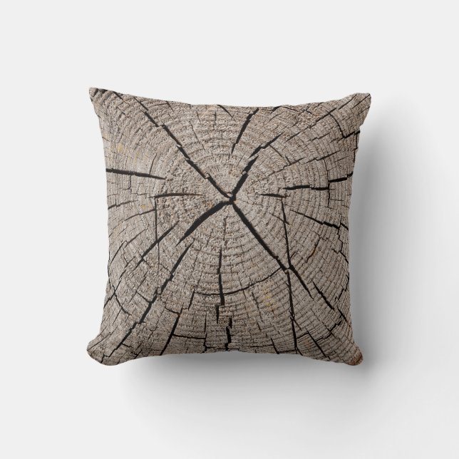 Stäng grått-bakgrunden struktur i det gamla väster kudde (Framsida)