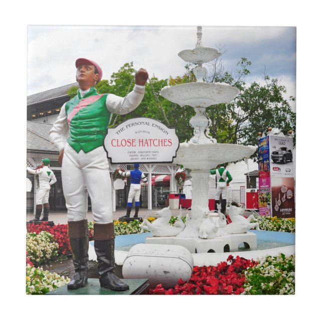 "Stäng kläckerier" Kakelplatta (Framsidan)