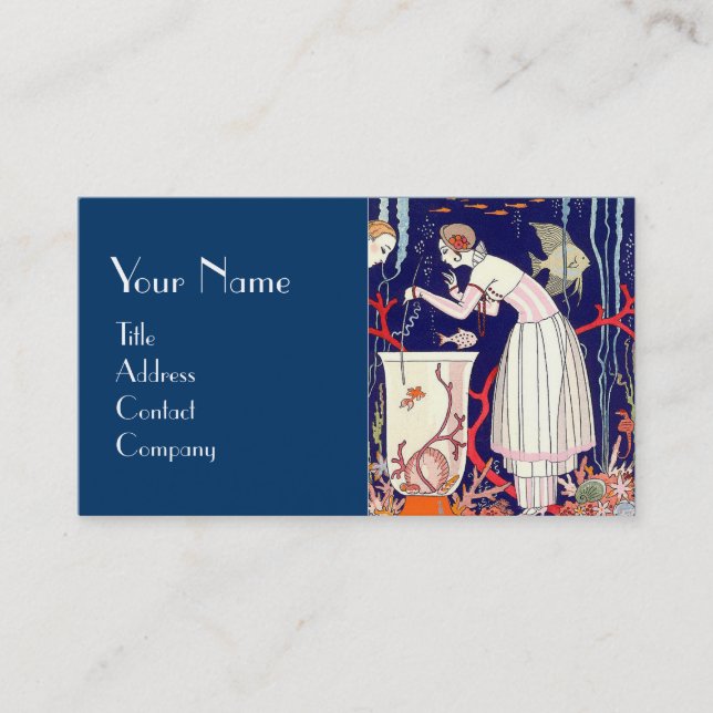 STÄNG LITEN FISK,VATRIUM,DECO BEAUTY MODE VISITKORT (Framsida)