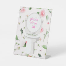 Stäng locket före spolning - självständig signal