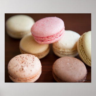 Stäng Macaroons Poster