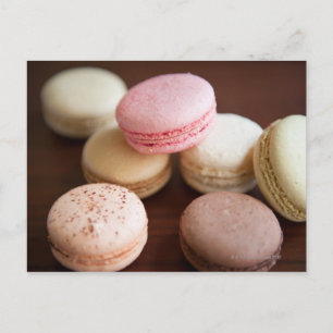 Stäng Macaroons Vykort