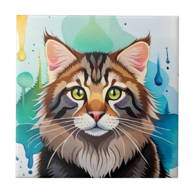 Stäng mini-Urklipp för tyst hund Kakelplatta (Framsidan)