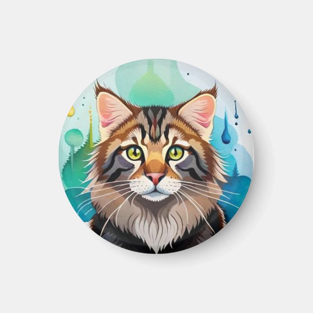 Stäng mini-Urklipp för tyst hund Magnet (Framsidan)