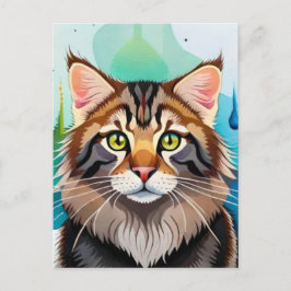 Stäng mini-Urklipp för tyst hund Vykort