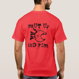 STÄNG SIG UPP OCH FISKA T-SHIRT