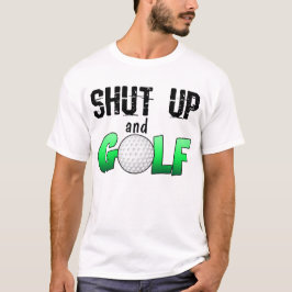 Stäng sig upp och Golf Tee Shirt
