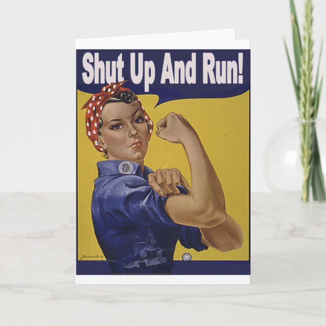 Stäng sig upp och KÖR!!! Kort (Framsida)