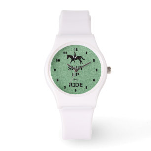 Stäng sig upp och rida! Rid- häst Armbandsur