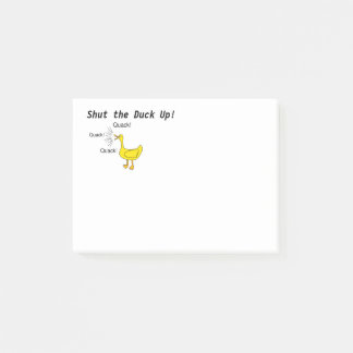 Stäng upp Anka!  Post it Notes Post-it Block