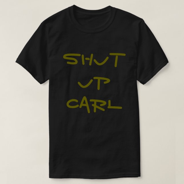 Stäng upp den Carl T-tröja T-shirt (Design framsida)