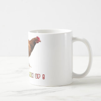 Stäng upp dumhuvudet kaffemugg