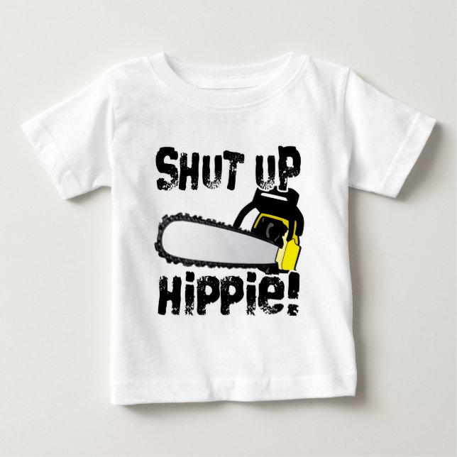 Stäng upp hippien! tröja (Framsida)