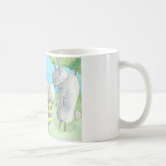 Stäng upp mig att drömma för förmiddag av muggar