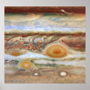 Stäng vyn av Planet Jupiters Big Red Spot Poster