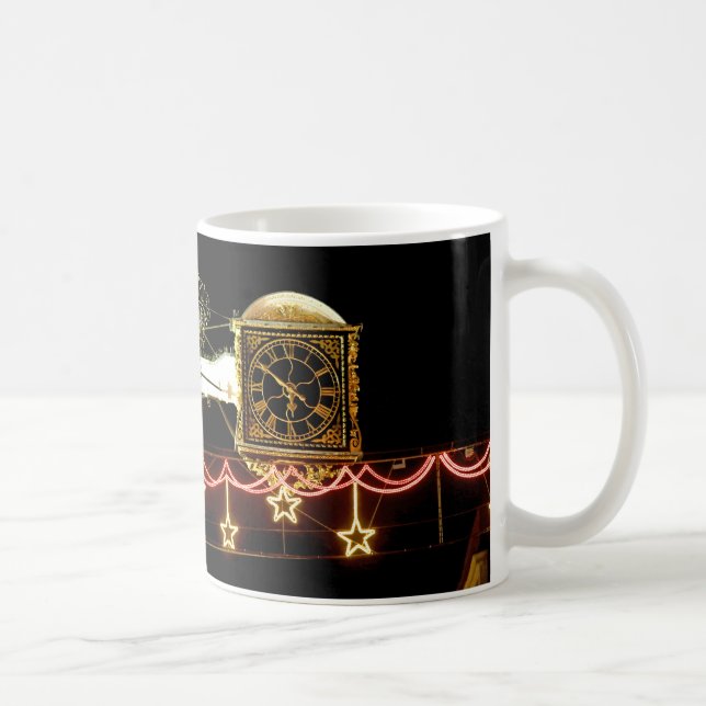 Stängande klocka i Julafton Kaffemugg (Höger)