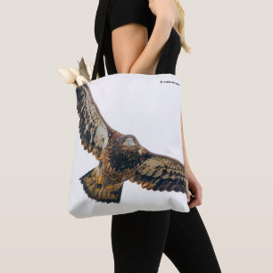 Stängande Örn gör en fällning Tygkasse