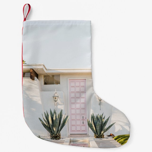 Stängd dörr liten julstrumpa (Framsidan)