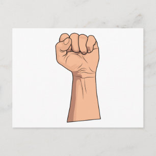 Stängd ~ Hand-signeringsgesture Vykort