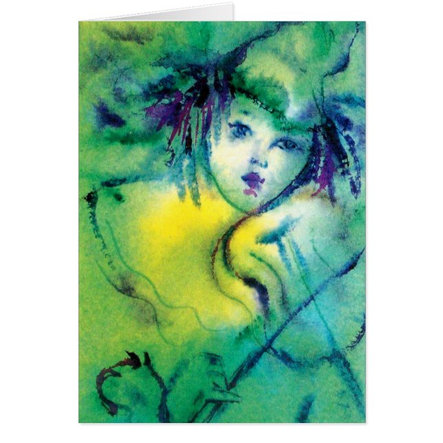 STÄNGD I GRÖNT HÄLSNINGSKORT (Framsidan)