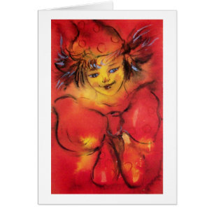 STÄNGD I RÖD MED GULD SPARKLES HÄLSNINGSKORT