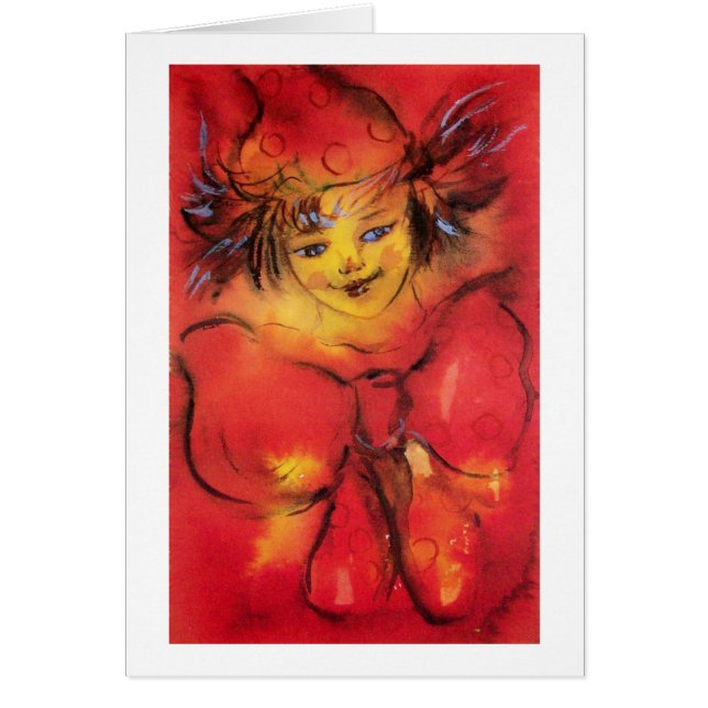 STÄNGD I RÖD MED GULD SPARKLES HÄLSNINGSKORT (Framsidan)