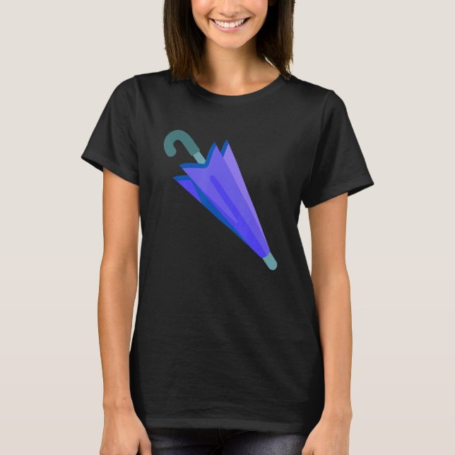 Stängd paraply Collapsed Umbrella Costume T Shirt (Framsida)