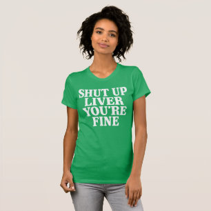 Stängd upp lever är du fin tee shirt
