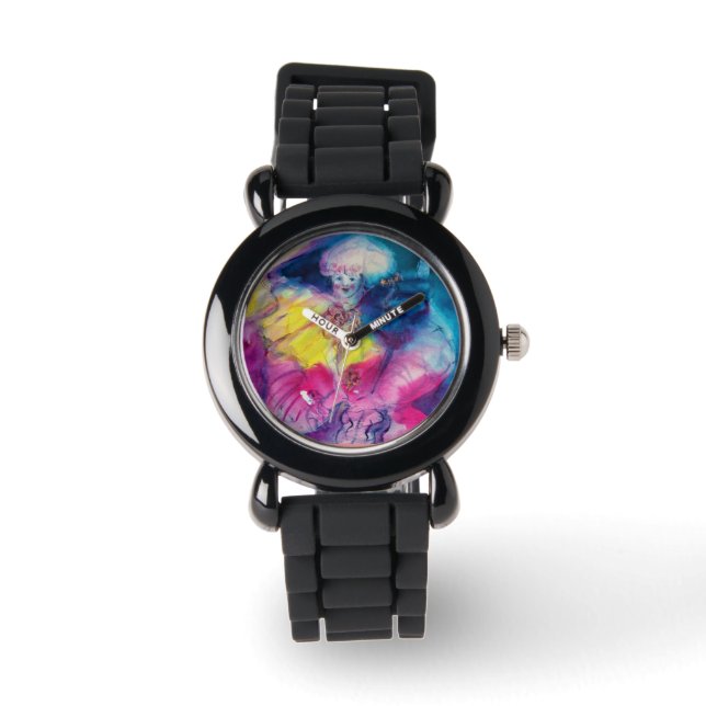 STÄNGDA MED UGGLA OCH VIOLIN ARMBANDSUR (Framsida)