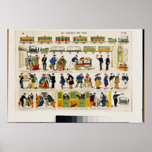 Stången reser, c.1850 poster