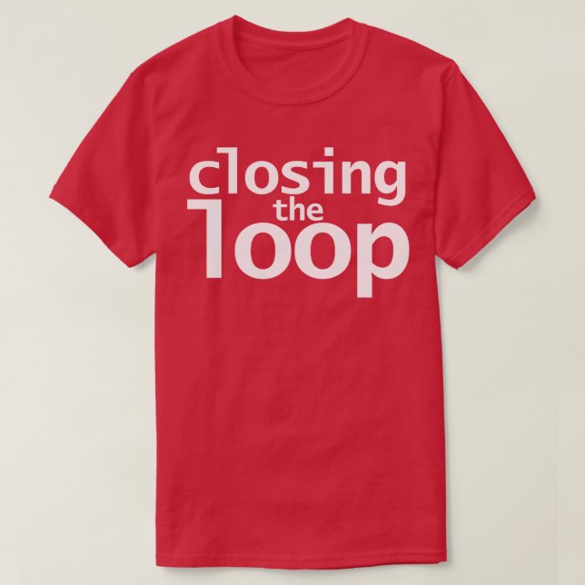 Stänger slingan t shirt (Design framsida)