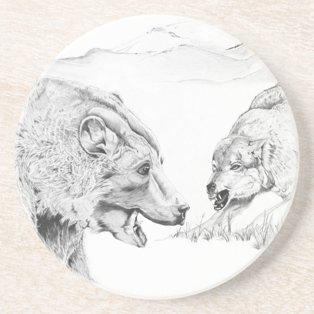 Stänget - Sandstone Underlägg (Framsidan)