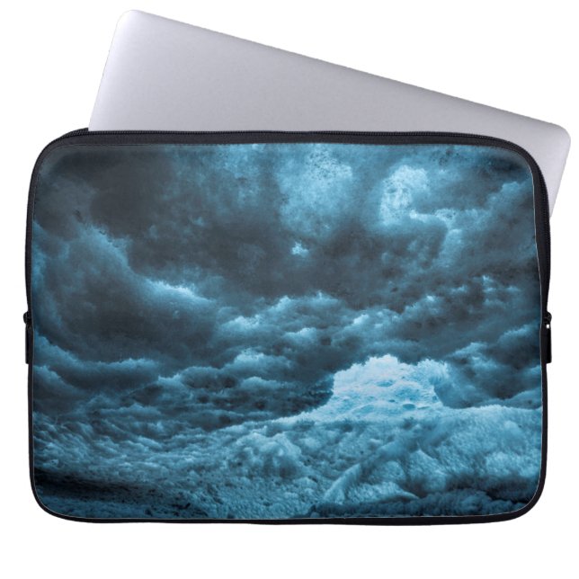 Stängning av blå is, Island Laptop Fodral (Framsidan)