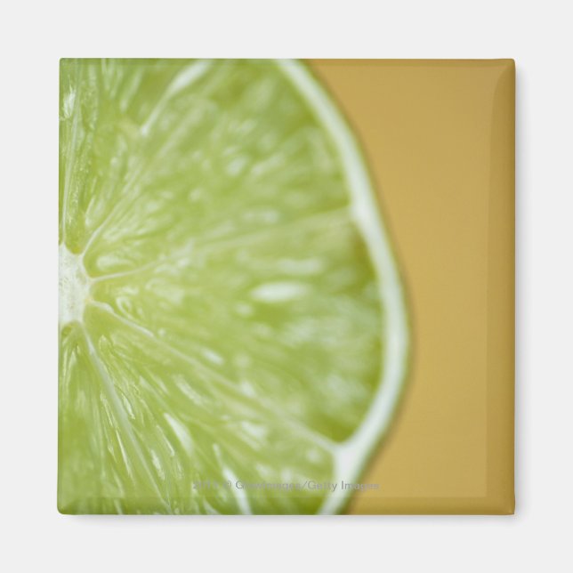 Stängning av ett citronsegment magnet (Framsidan)