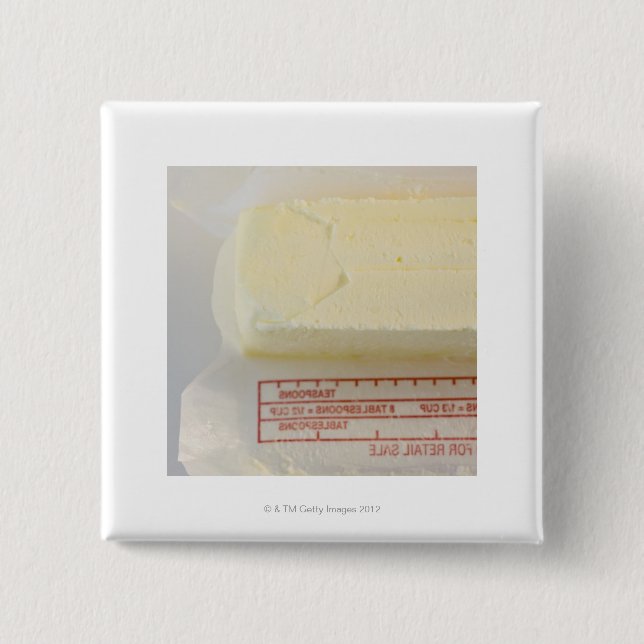 Stängning av färskt smör knapp (Framsida)
