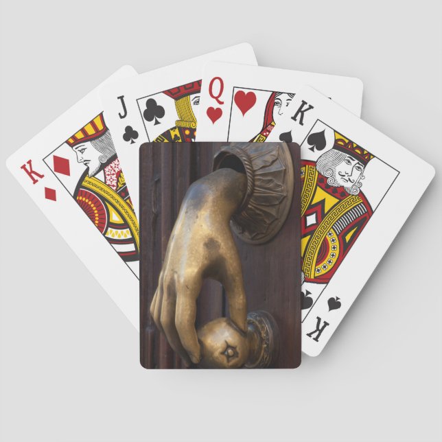 Stängning av handdörr, Mexiko Spelkort (Baksidan)