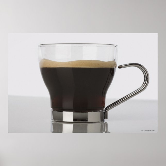 Stängning av kaffe kopp poster (Framsidan)