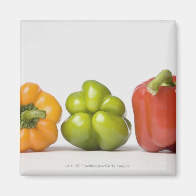 Stängning av paprika i rad magnet (Framsidan)