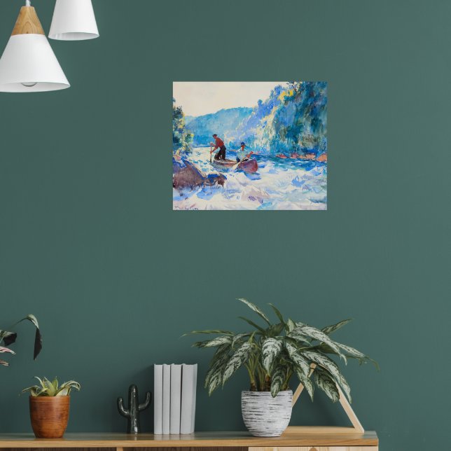 Stängning av räderna av Frank Weston Benson Poster (Vardagsrum 1)