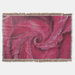 Stängning av röd ros filt