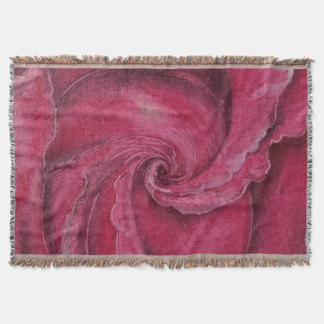 Stängning av röd ros filt (Framsidan)